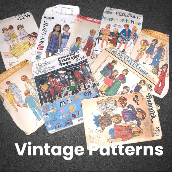 Vintage Sewing Patterns Mixed Bundle - Picture 5 of 5